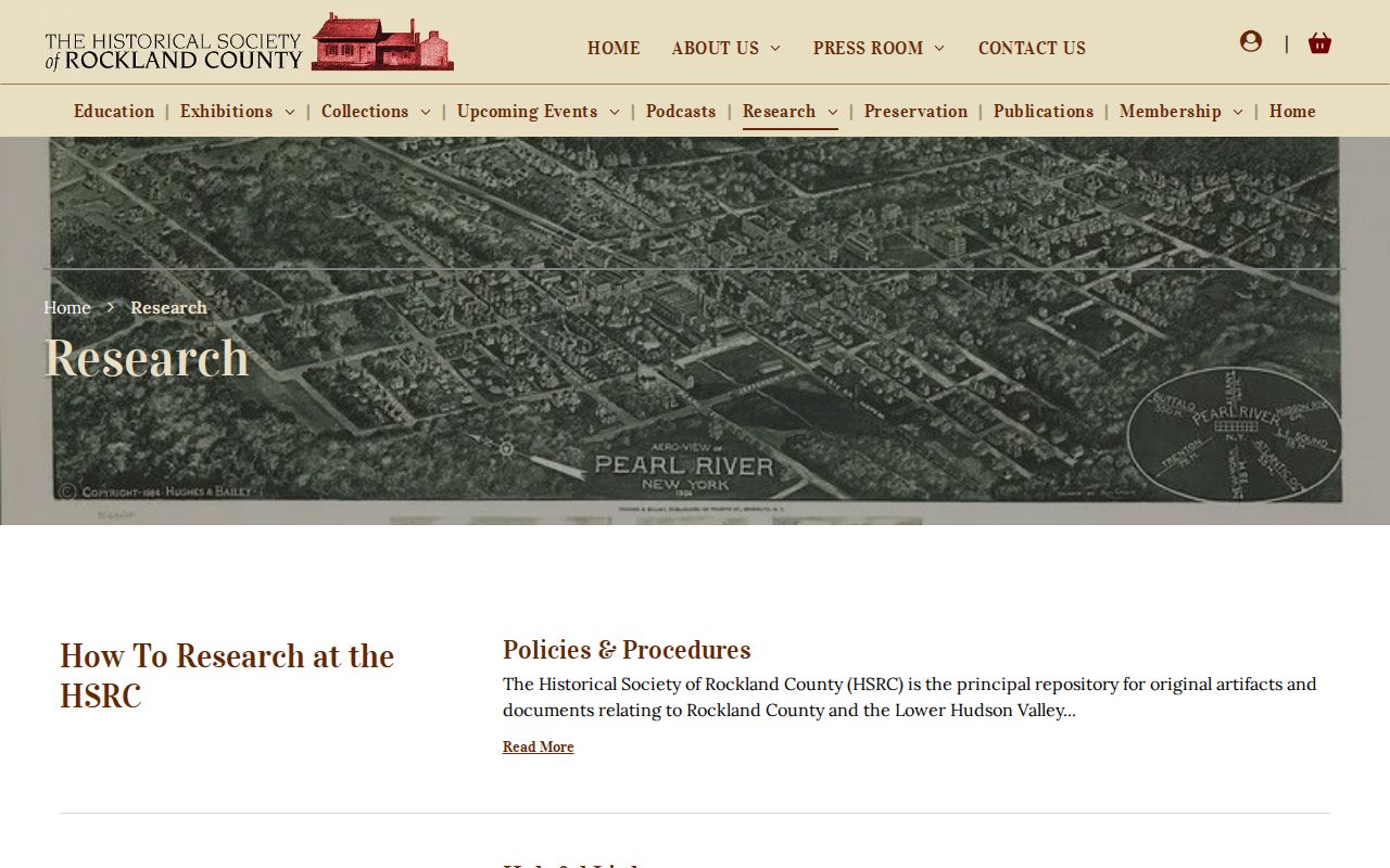 Rockland County city directory companion research resources at the Historical Society of Rockland County